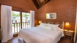Habitación principal Cabañas 5 Pax, Punta Cerezo, Cariló