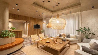 Living recepción Suite House Cariló